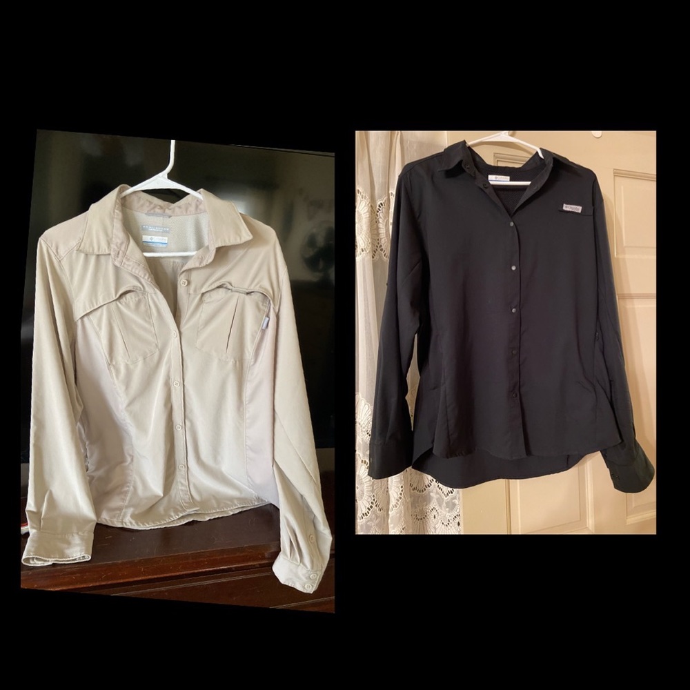 Bundle Women’s Columbia PFG SZ XL/LS Shirts